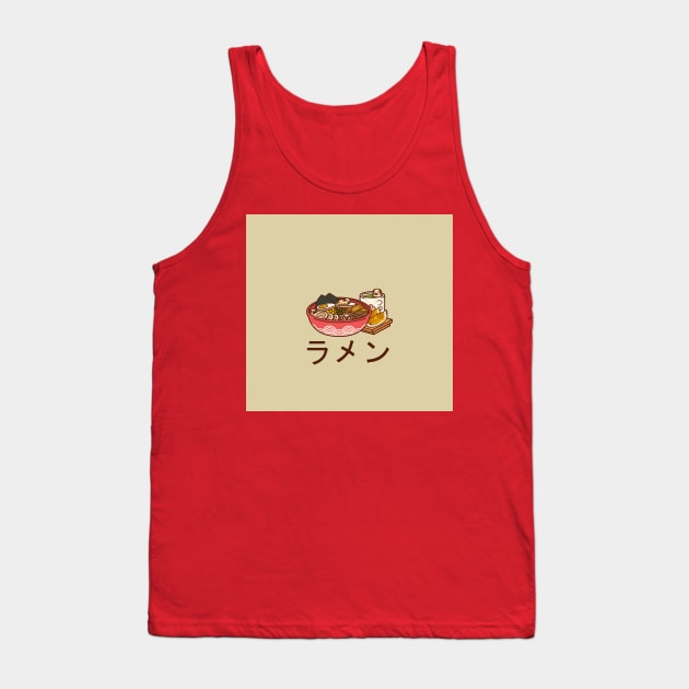 Ramen Tank Top by Bob Charl